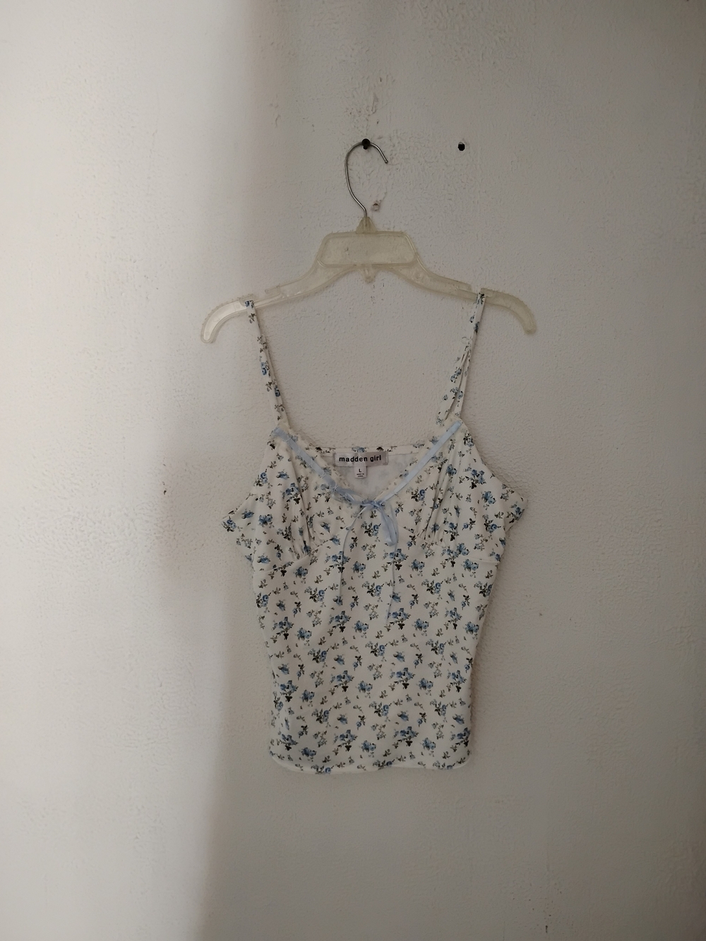 💠Madden Girl Blue Floral Bow Cami Top 🩵